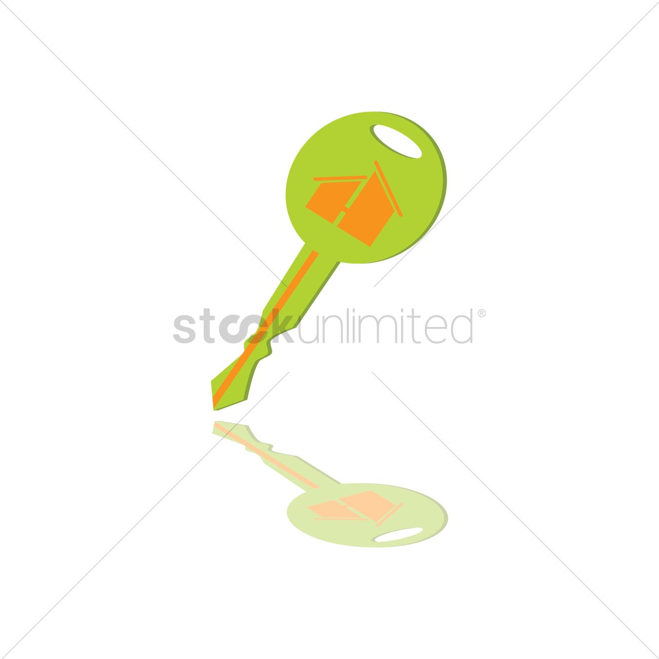 1300x1300 House Key Vector Image