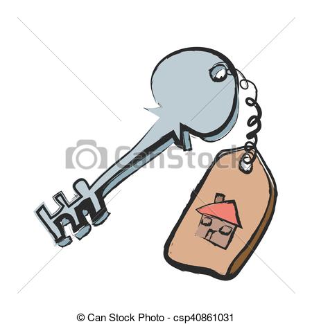 450x468 Cartoon House Keys.