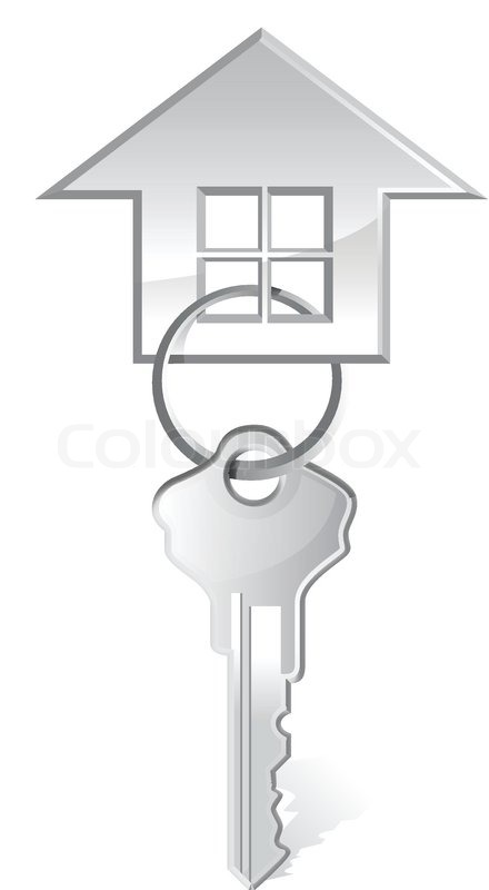 440x800 Vector Illustration Of House Key Stock Vector Colourbox
