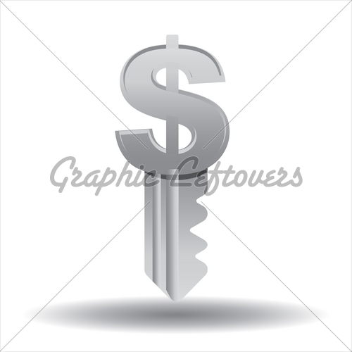 500x500 House Key, Vector Gl Stock Images