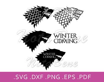 340x270 House Stark Vector Etsy