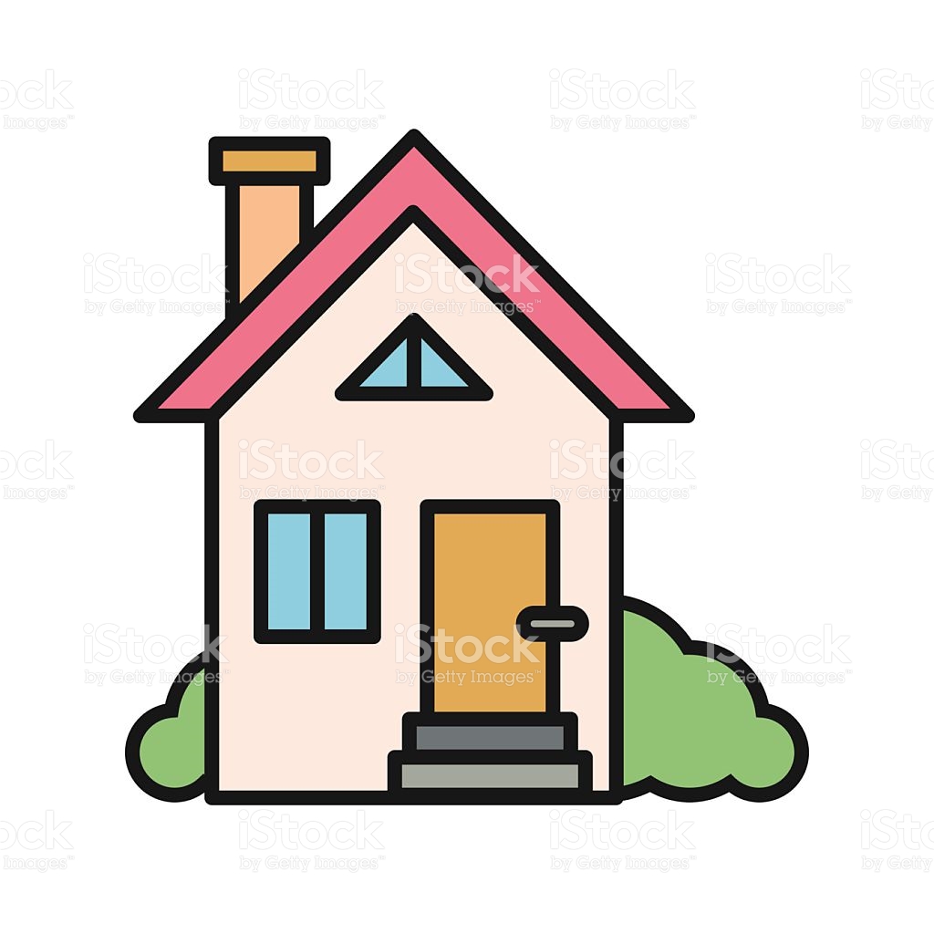 1024x1024 Free Vector House Clipart Collection