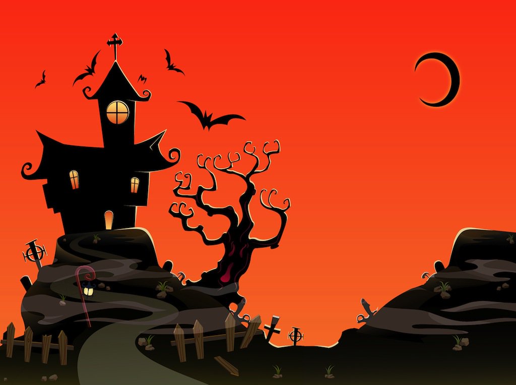 1024x765 Haunted House Vector Art Amp Graphics