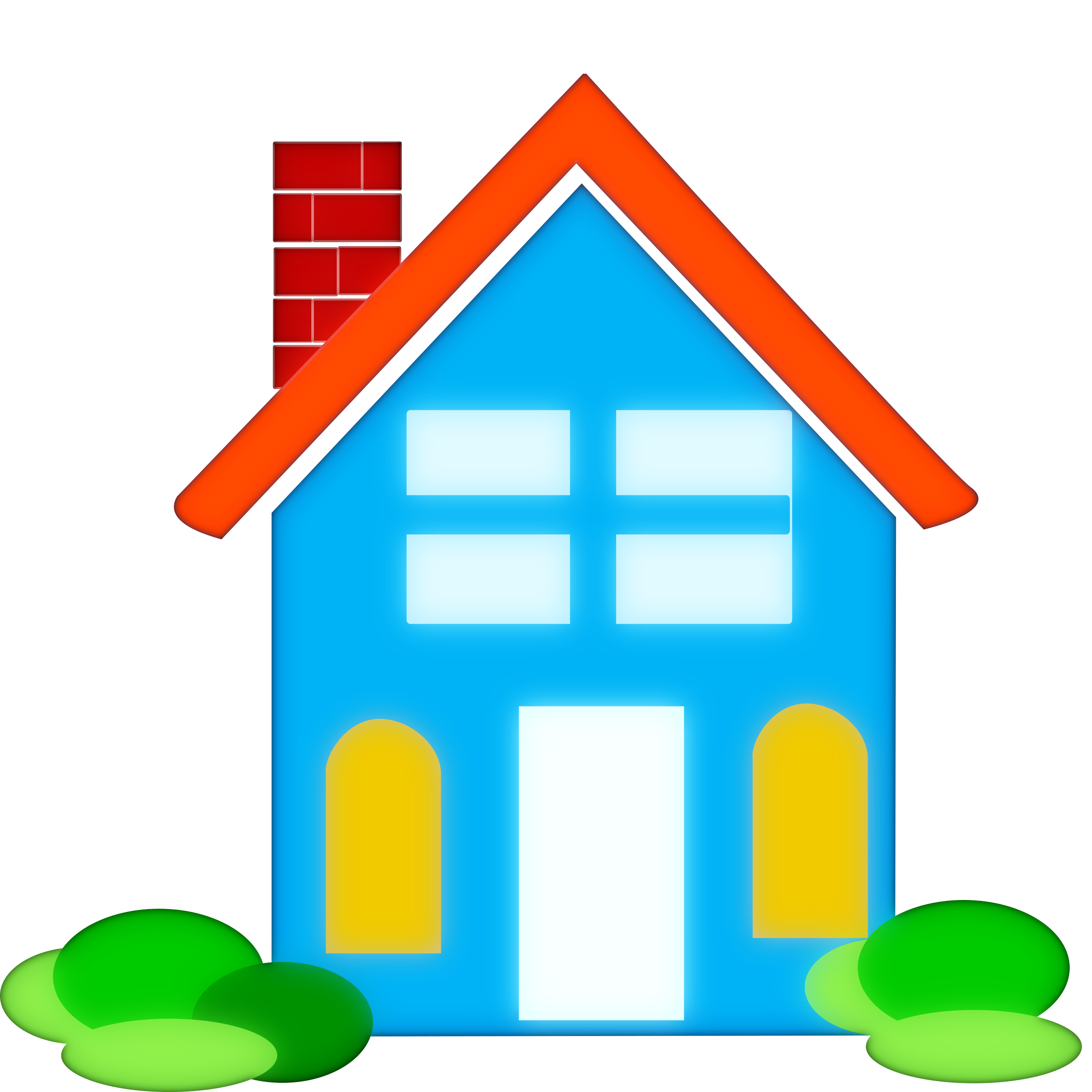 2400x2400 House Vector Art Image