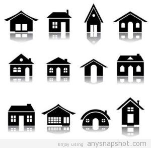 300x293 House Vector Free