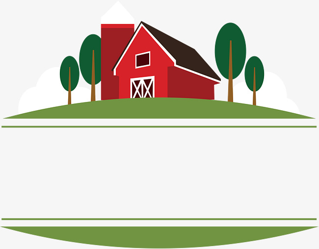650x508 Red House Farm Title Box, House Vector, Farm Vector, Box Vector