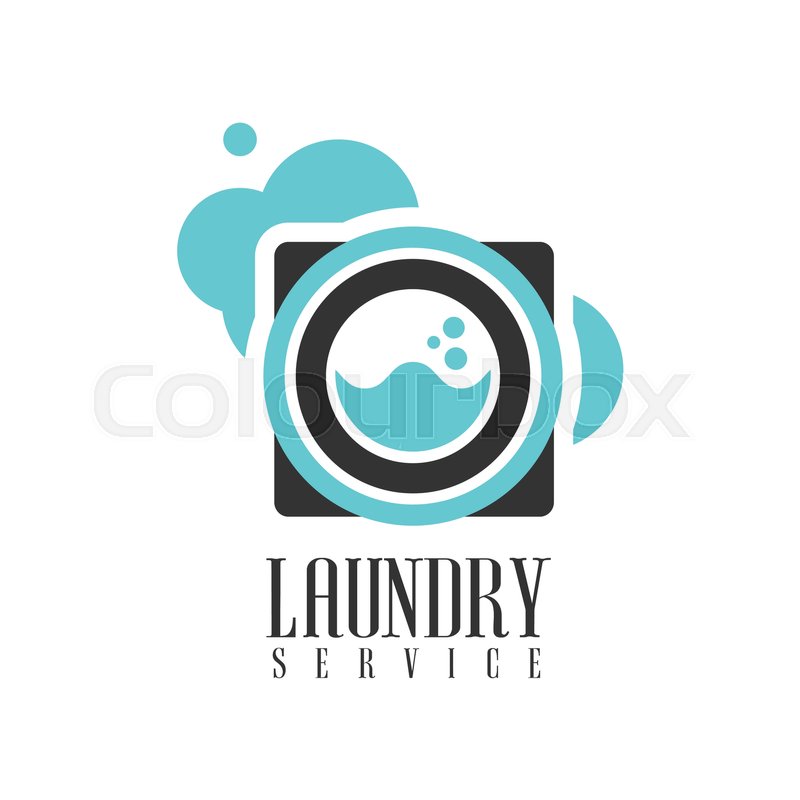 800x800 House And Office Cleaning Service Hire Logo Template With Washing
