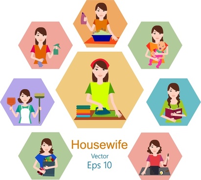 411x368 Housekeeper Free Vector Download (27 Free Vector) For Commercial