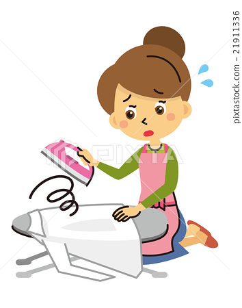 354x450 Iron, Housekeeping, Vector
