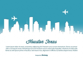 285x200 Houston Skyline Free Vector Graphic Art Free Download (Found 907