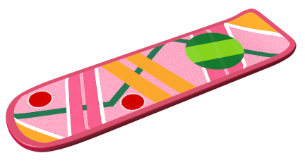 432x234 Hoverboard Vector ~ Frames ~ Illustrations ~ Hd Images ~ Photo