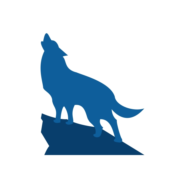 640x640 Howling Wolf Logo Design., Abstract, Aggression, Animal Png And