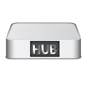 300x300 Hub Logo Icon Vector
