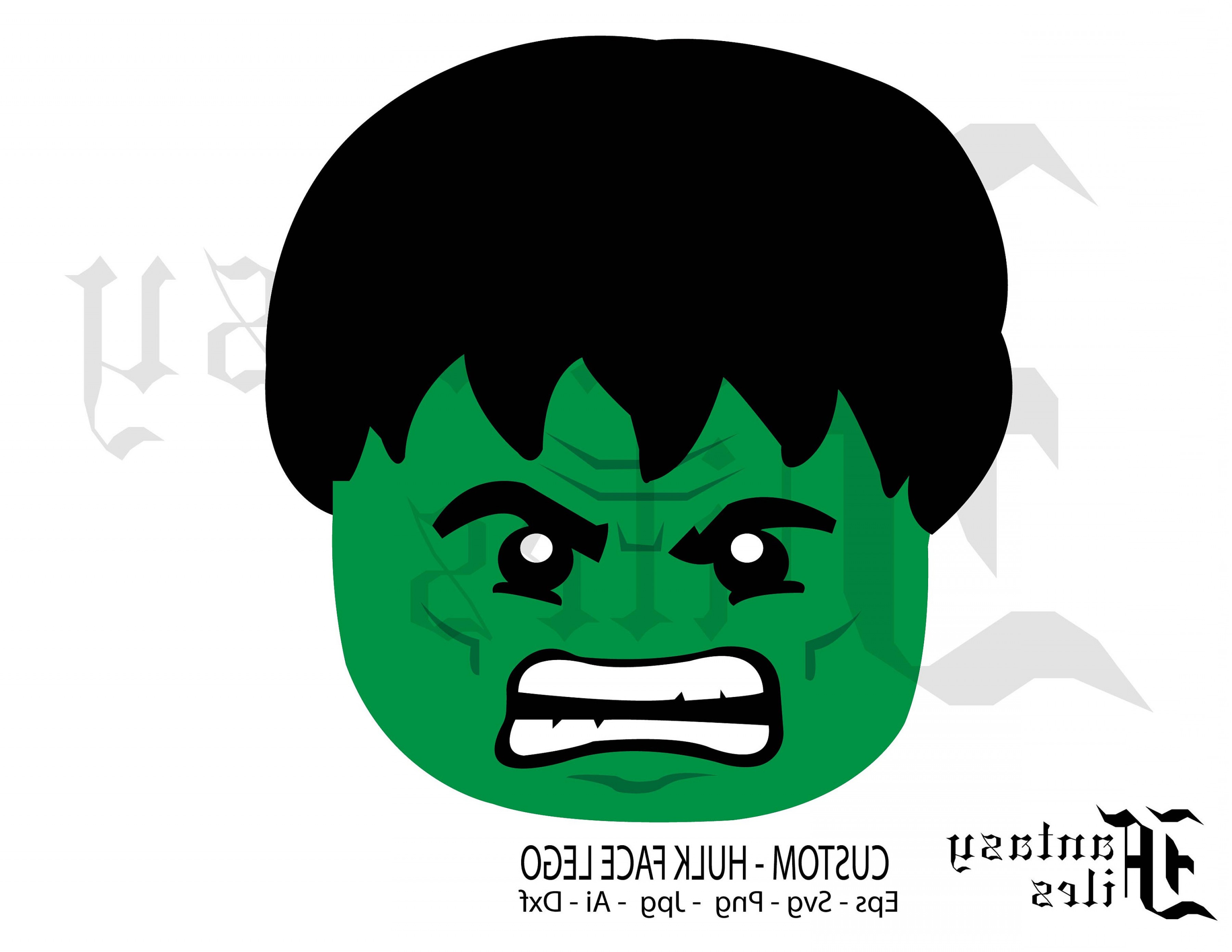 3600x2781 Custom Hulk Face Vector Svg Png Jpg Ai Geekchicpro