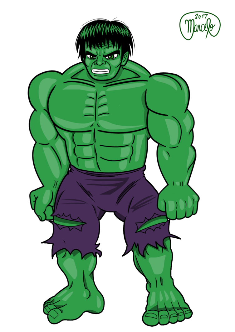 753x1060 Hulk Vector By Marcelopaiva