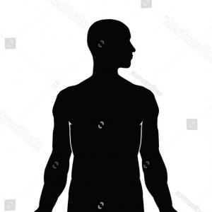 300x300 Male Body Shapes Human Outline Vector Orangiausa
