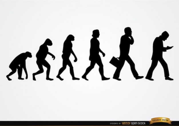 626x442 Human Evolution Vector Vectors, Photos And Psd Files Free Download