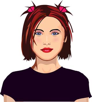 318x350 Free Download Of Human Face Vector 30 Vector Graphic