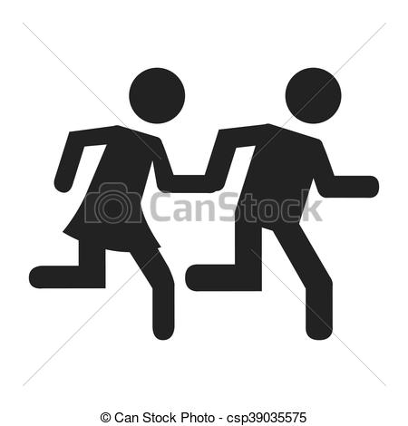 450x470 Human Figure Person Running Vector Illustration Design.