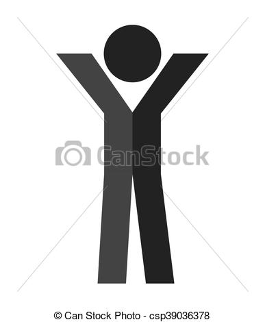 387x470 Human Figure Silhouatte Icon Vector Illustration Graphic.