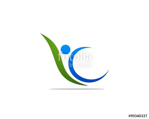 500x400 Human Figure Logo Template Stock Image And Royalty Free Vector