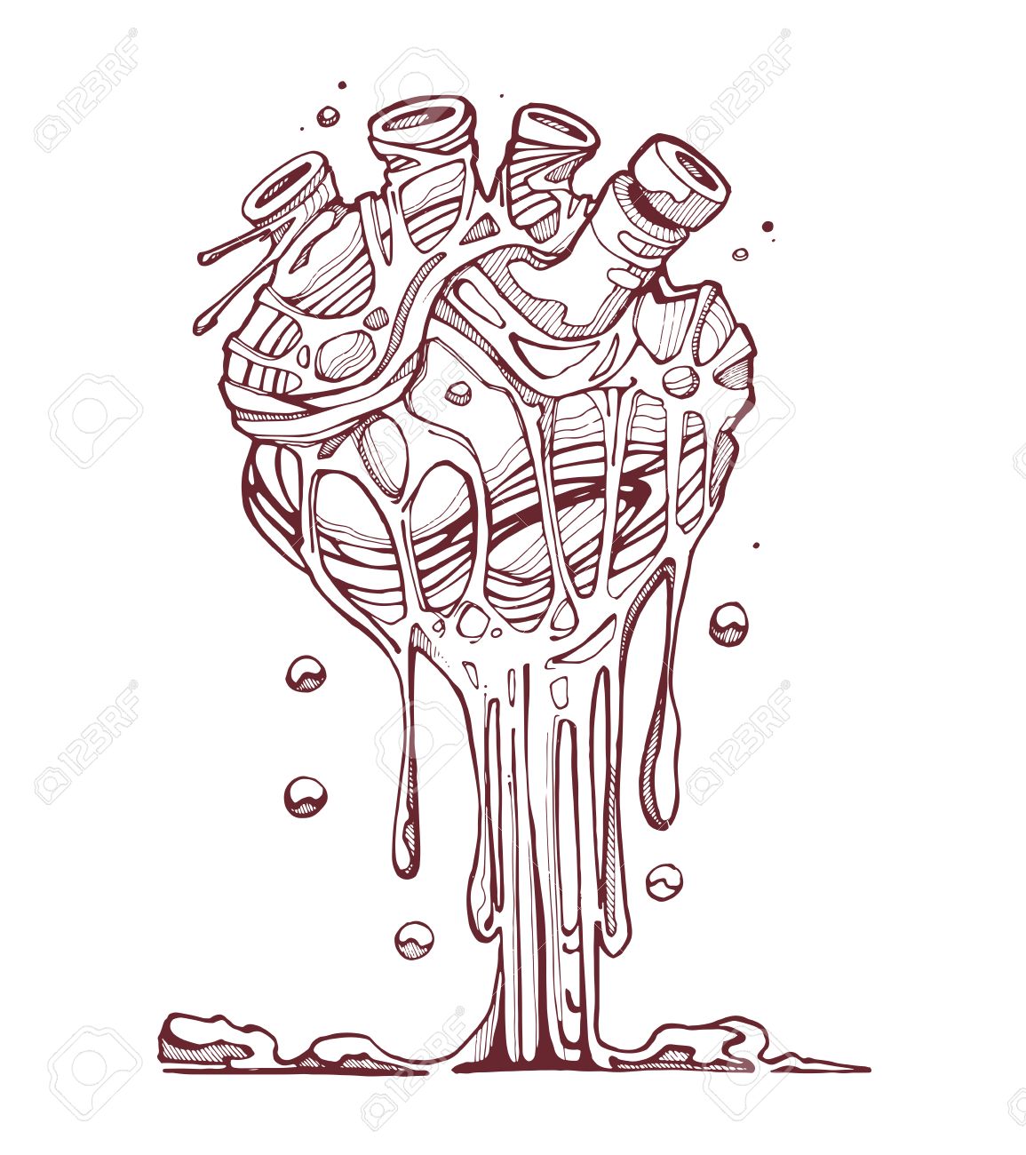 1155x1300 Drawn Heart Human Heart