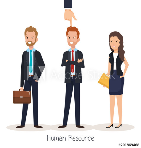 476x500 Group Of People Human Resources Vector Illustration Design