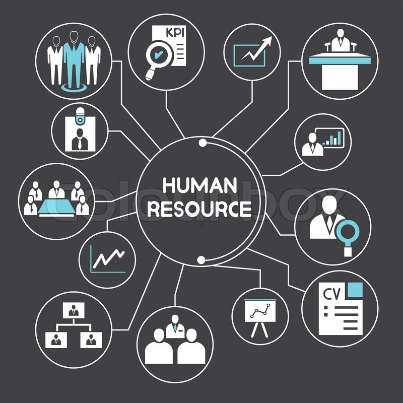 800x800 Business And Human Resource Management Network Info Graphic Black