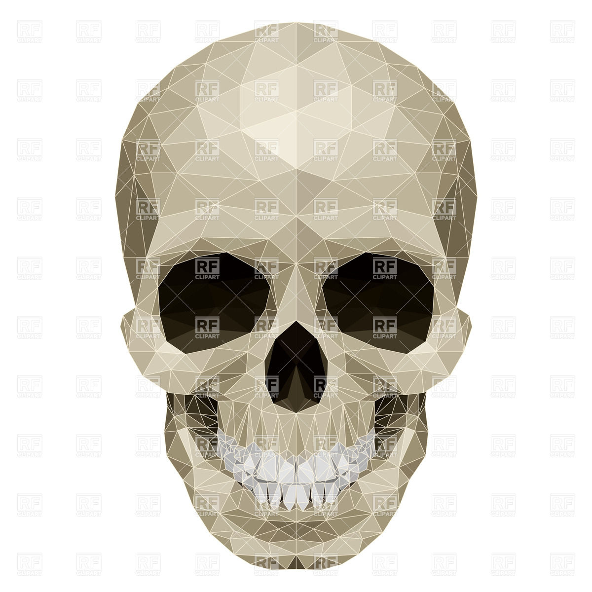 1200x1200 Mosaic Human Skull Vector Image Vector Artwork Of Design