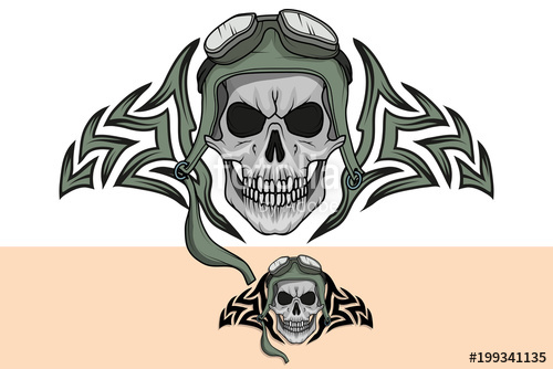 500x334 Tattoo Skull. Human Skull Vector. Stock Image And Royalty Free