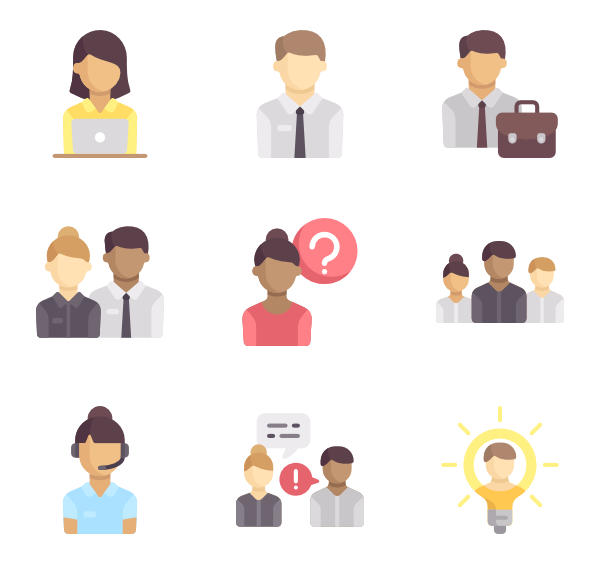 600x564 172 Human Icon Packs