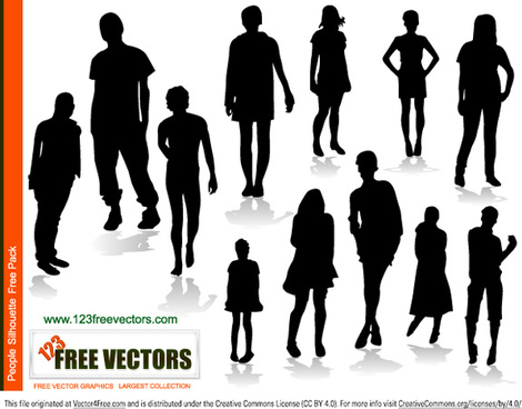 470x368 People Silhouettes Free Vector Png Images, Backgrounds And Vectors