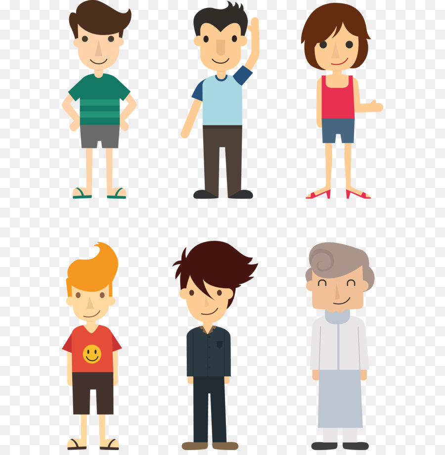 900x920 Cartoon Flat Design Illustration