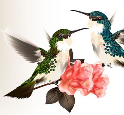 397x368 Hummingbird Vector Free Free Vector Download (30 Free Vector) For
