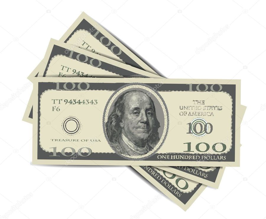 900x742 Download Dollars Vector Clipart United States One Hundred Dollar
