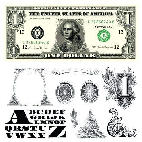 500x500 Hundred Dollar Bill Photoshop Template Clip Art 5 Vector And Money