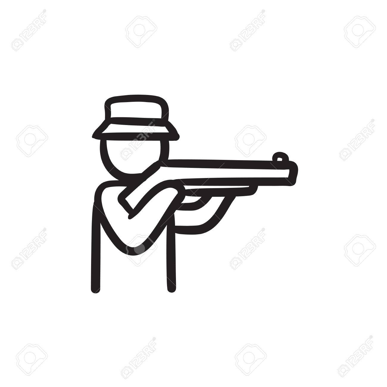 1300x1300 Drawn Hunting Vector