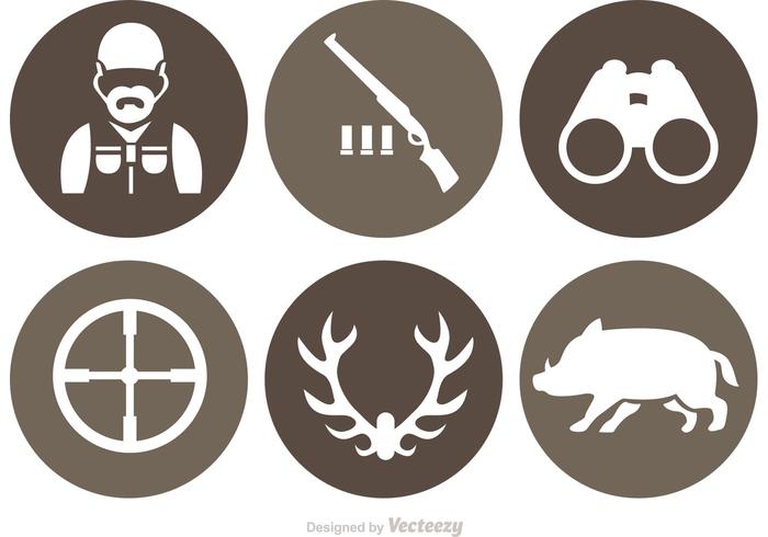 700x490 Hunting Vector Icons