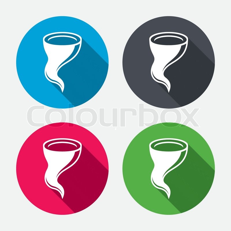 800x800 Storm Sign Icon. Gale Hurricane Symbol. Destruction And Disaster