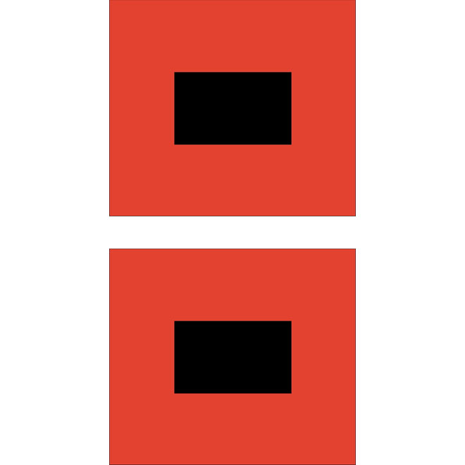 660x660 Hurricane Signal Flag