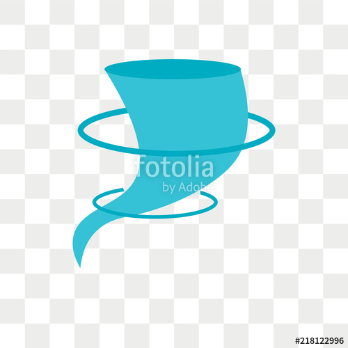 500x500 Hurricane Vector Icon Isolated On Transparent Background