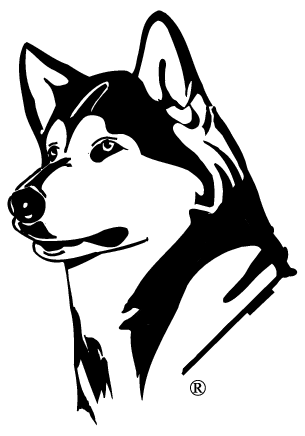 305x436 Free Download Of Washington Huskies Vector Logo