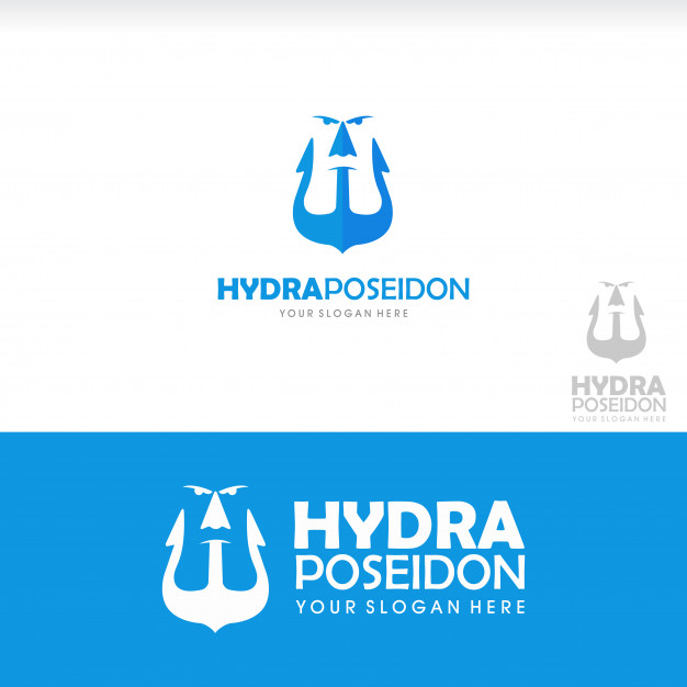 626x626 Hydra Poseidon Logo Vector Premium Download