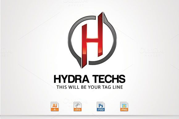 580x386 Hydra Techs,h Letter Logo Letter Logo, Logos And Vector Format