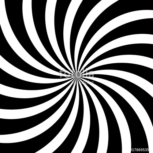500x500 Hypnotic Swirl Lines Spin Or Circular Motion Optical Illusion