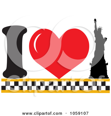 450x470 I Love New York Clipart