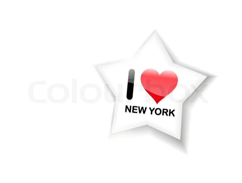 800x605 I Love New York Sign Stock Vector Colourbox