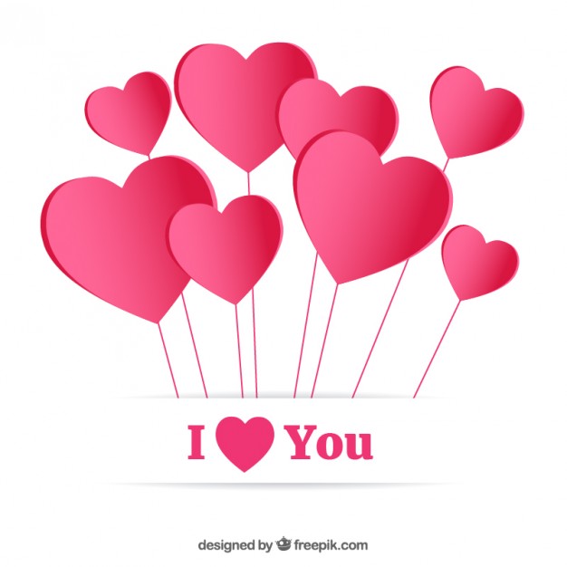 626x626 I Love You Card Vector Free Download