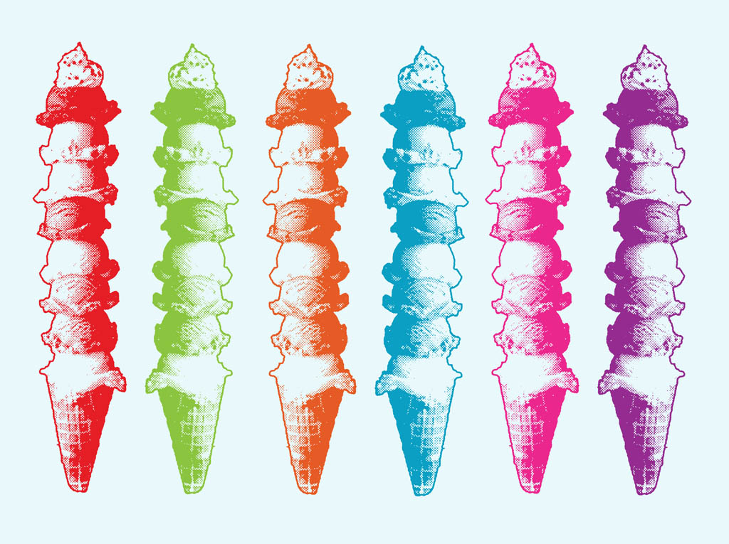 1024x765 Ice Cream Cones Vector Art Amp Graphics