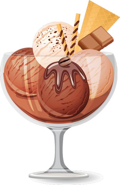 389x600 Ice Cream Cocktails Vectors